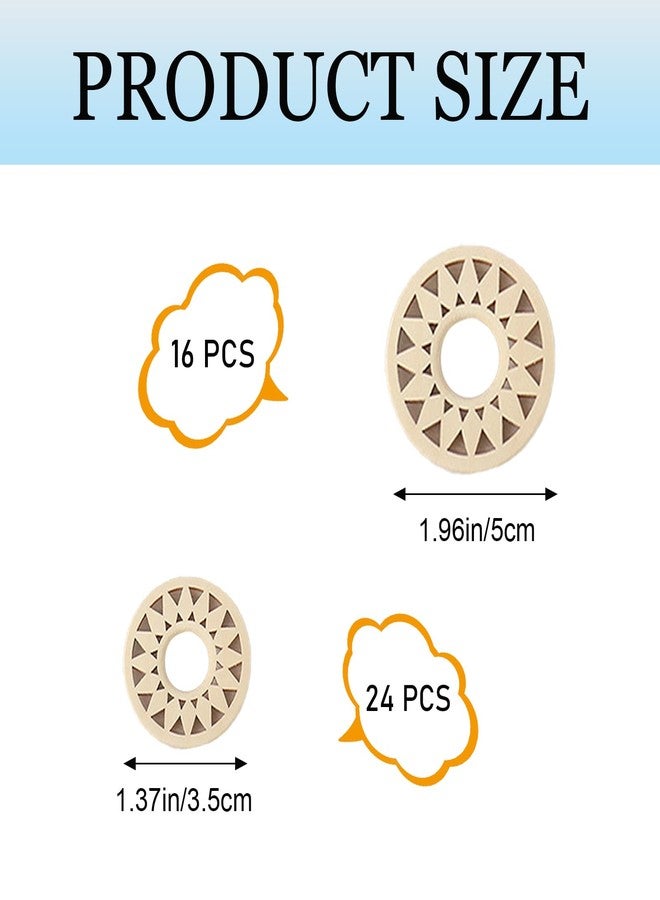 TTFdacai 40 PCS Wooden Sphere Holder, Wooden Sphere Display Holder, Mini Crystal Ball Stand for Sphere, Wood Crystal Sphere Stands for Home Decoration and Display of Gemstones - Image 2